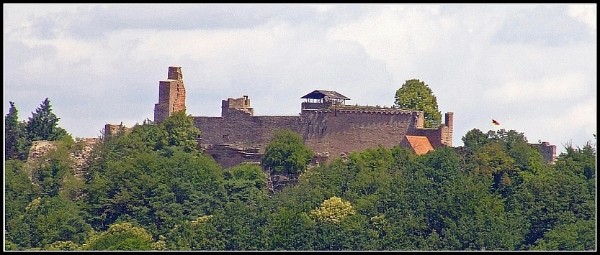 Madenburg vom Heidenschuh aus gesehen