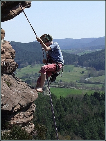 Klettern am Hochstein